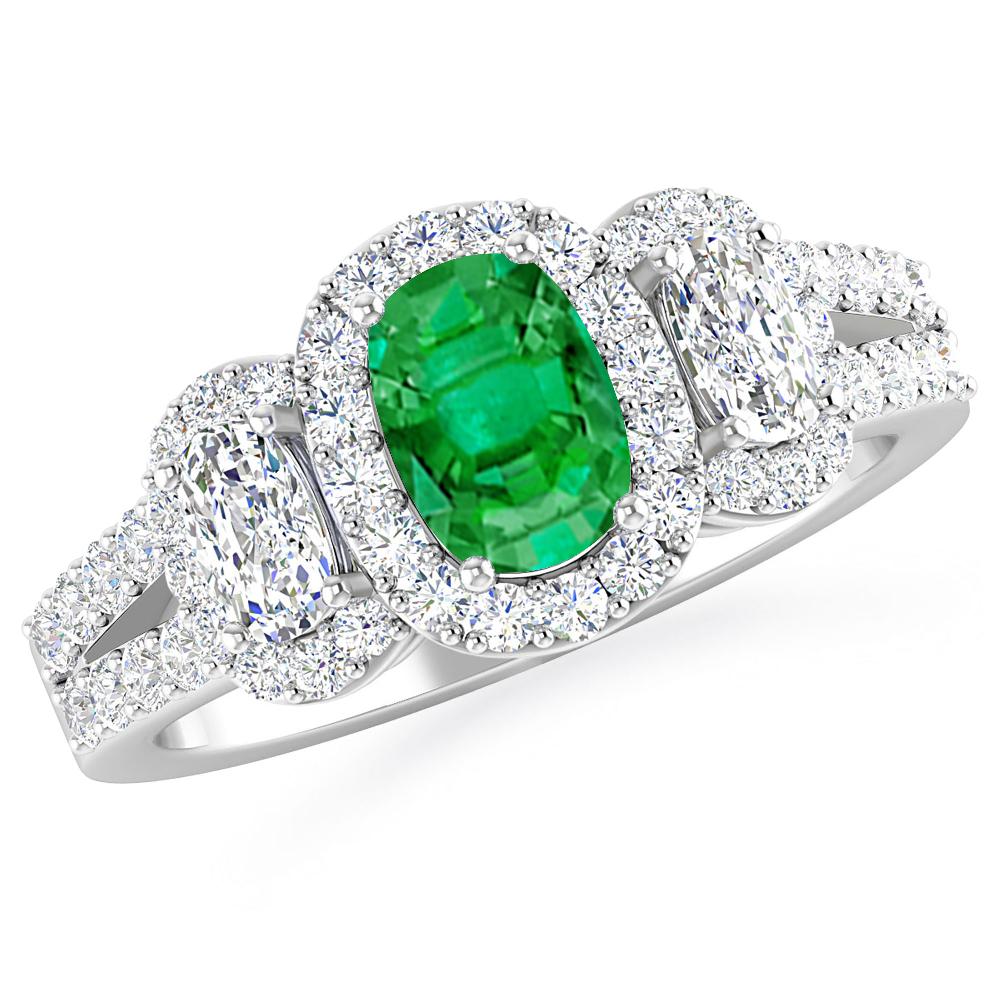 White Gold - Emerald