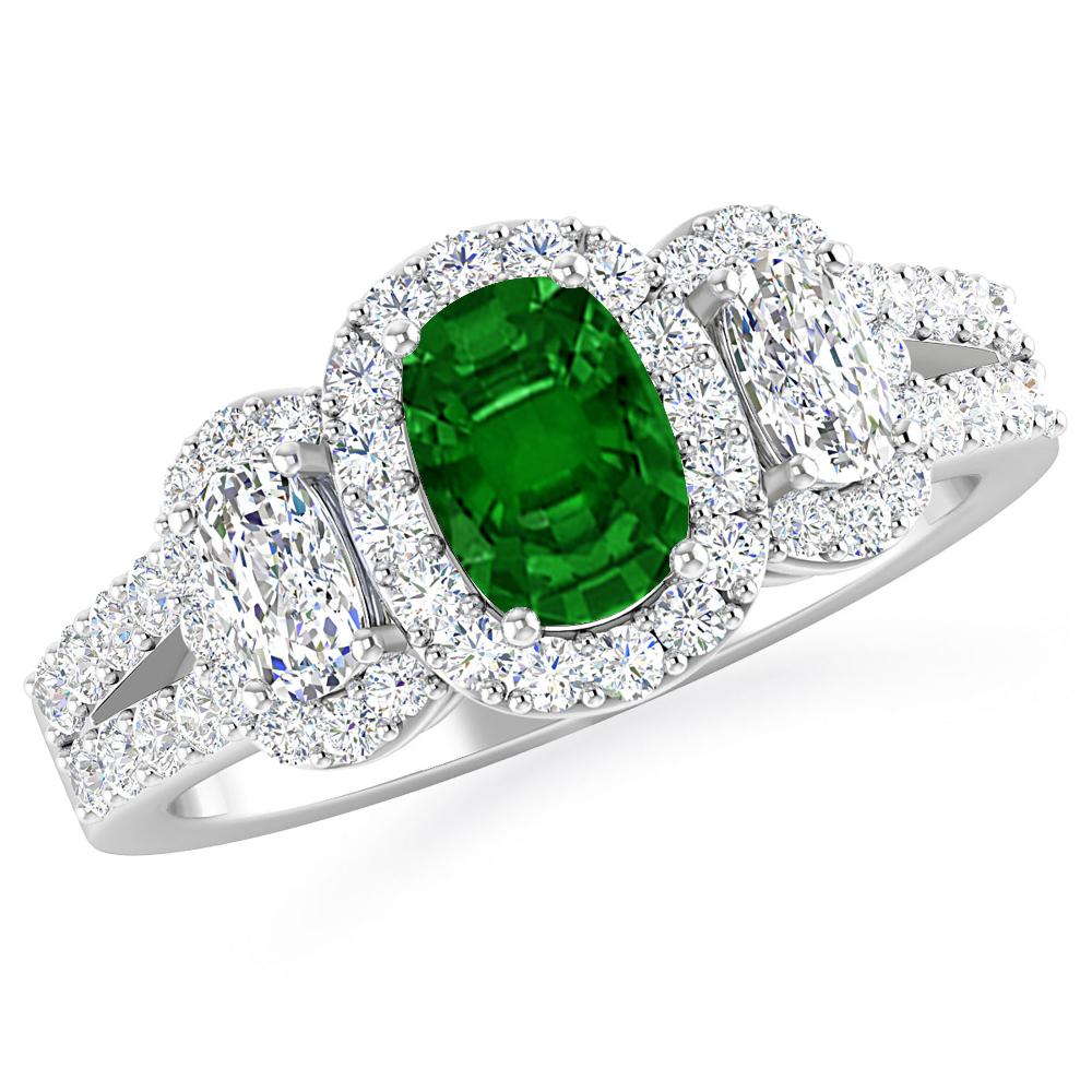 White Gold - Emerald