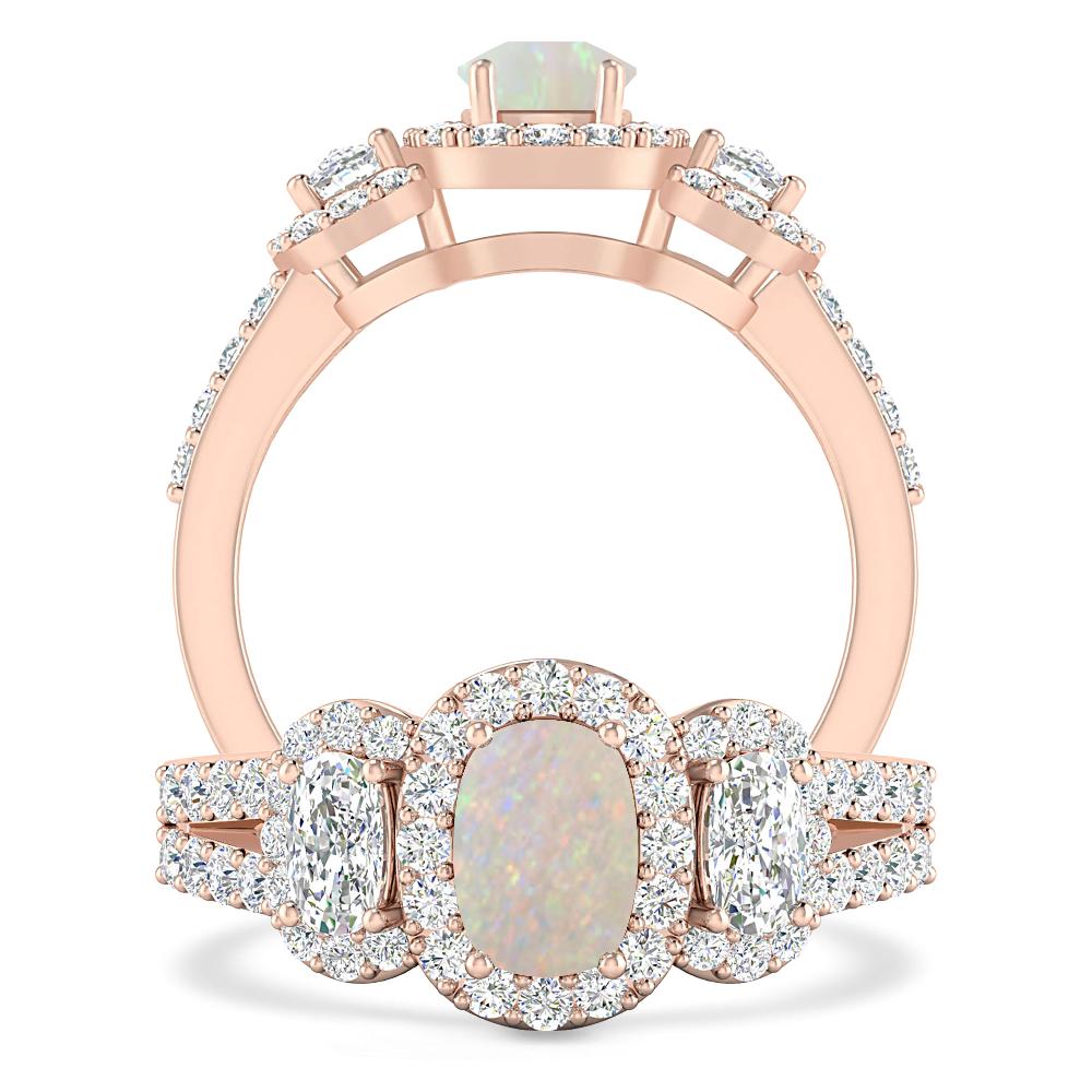 Rose Gold - Opal