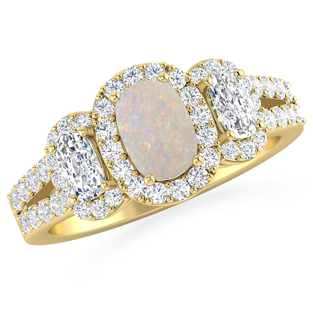 Yellow Gold - Opal