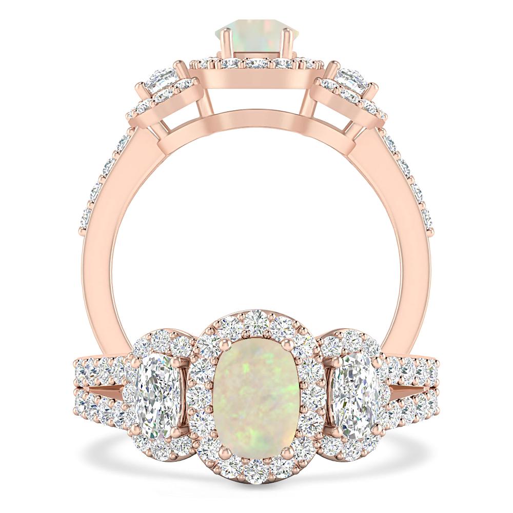 Rose Gold - Opal