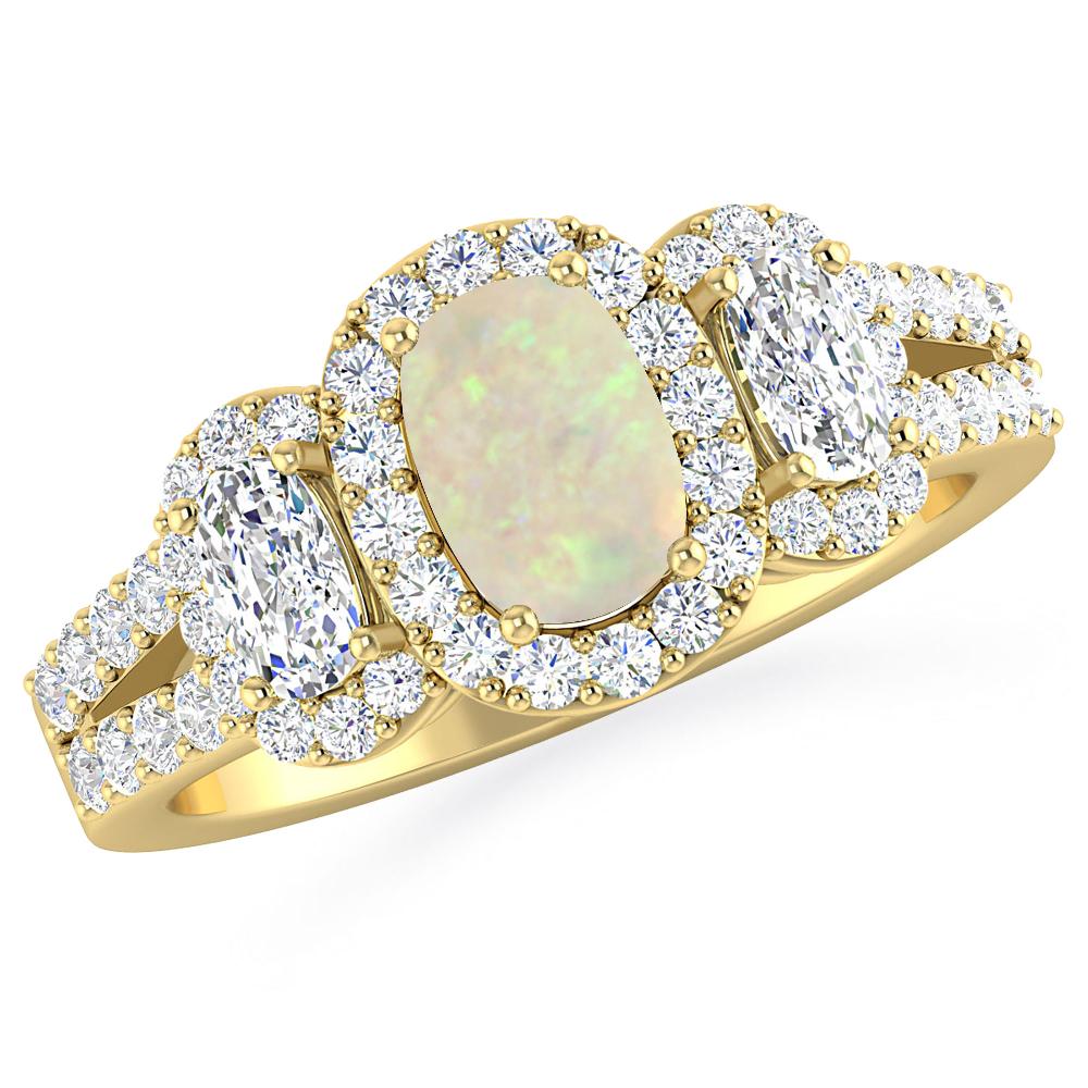 Yellow Gold - Opal