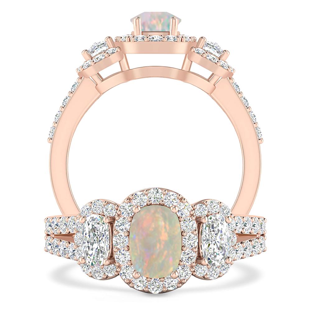 Rose Gold - Opal