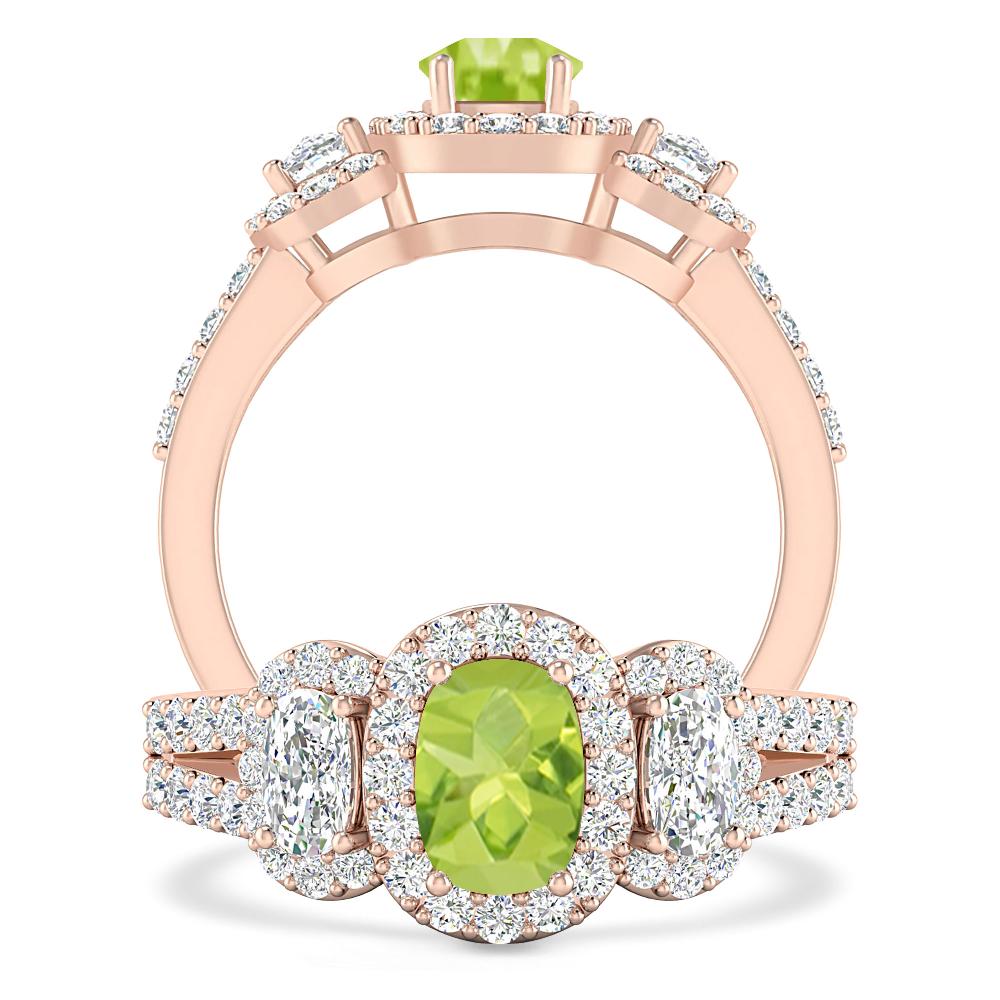 Rose Gold - Peridot