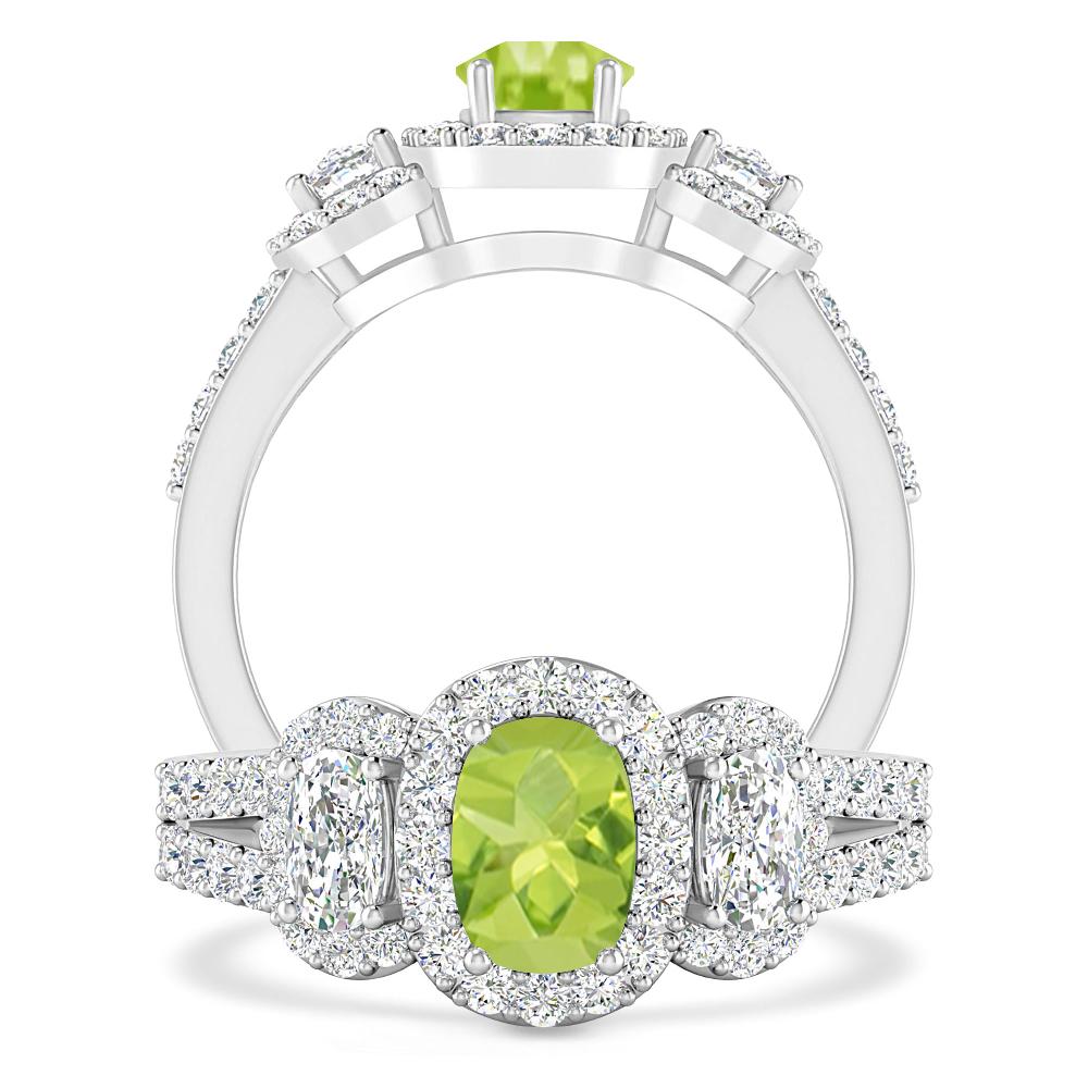 White Gold - Peridot