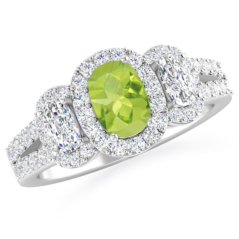 White Gold - Peridot