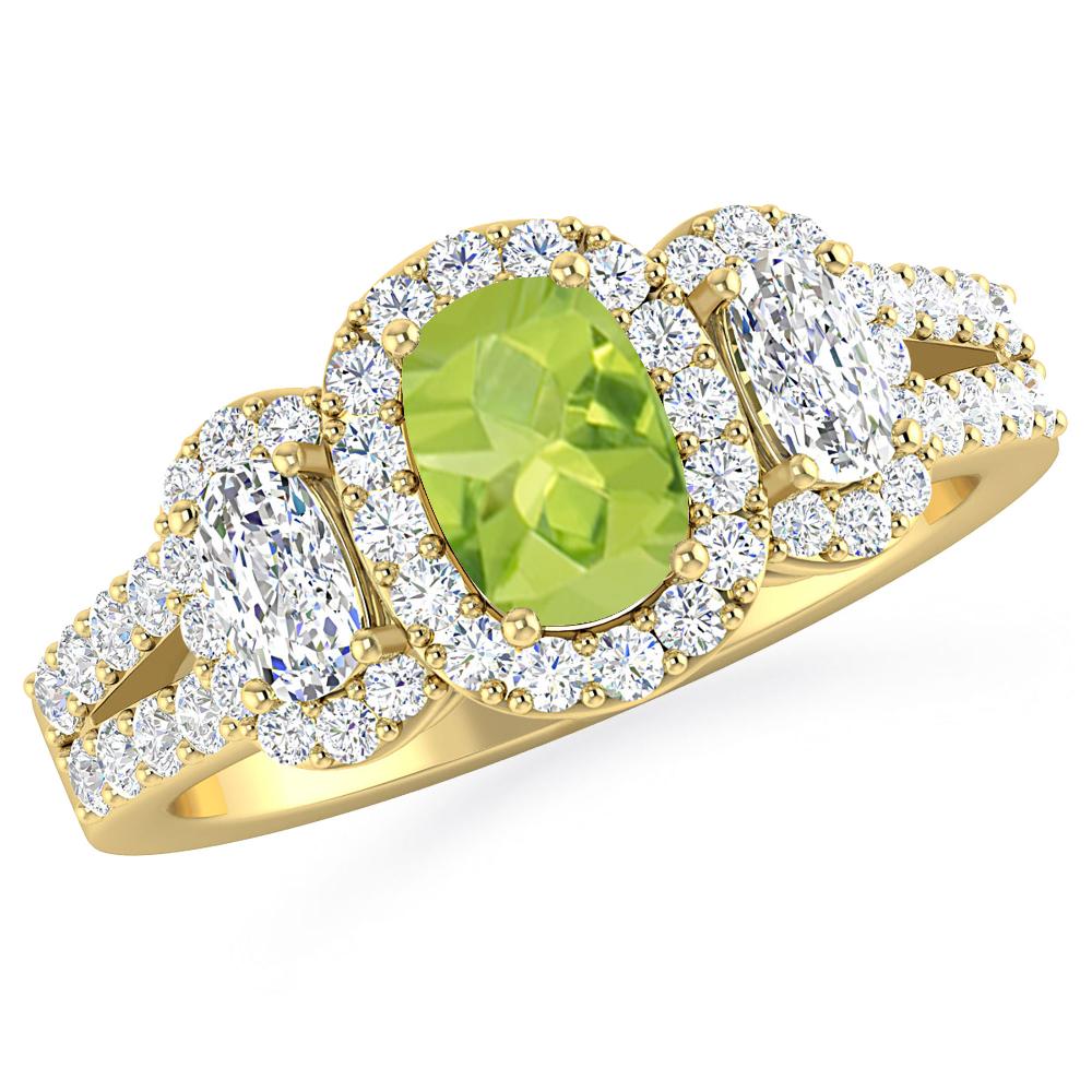 Yellow Gold - Peridot