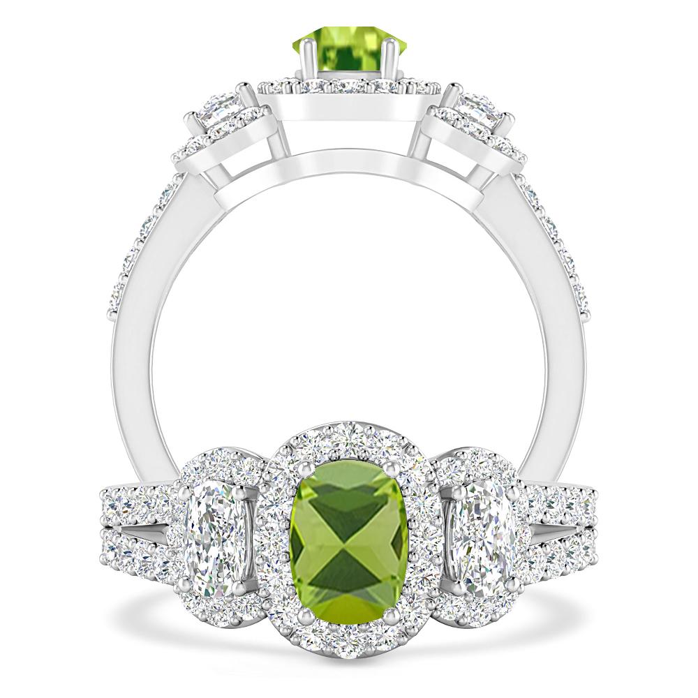 White Gold - Peridot