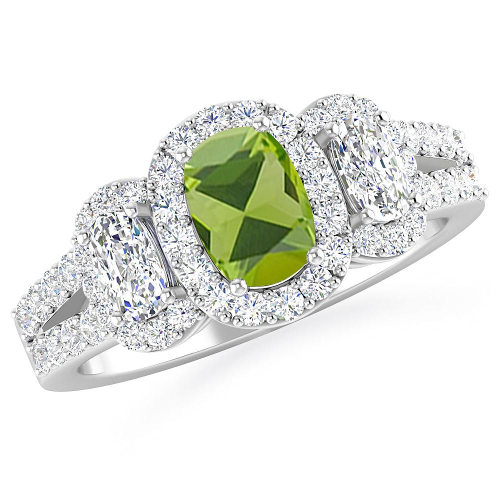 White Gold - Peridot