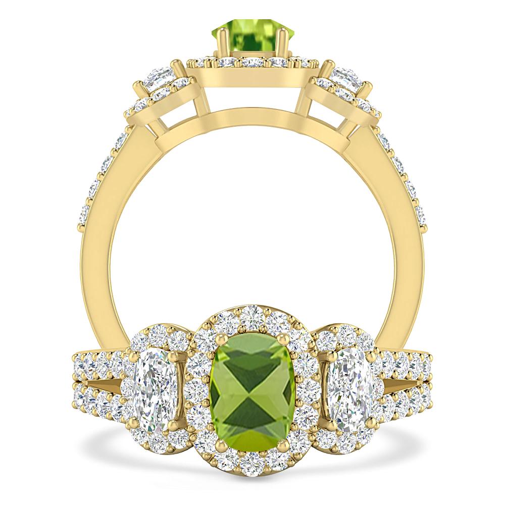 Yellow Gold - Peridot