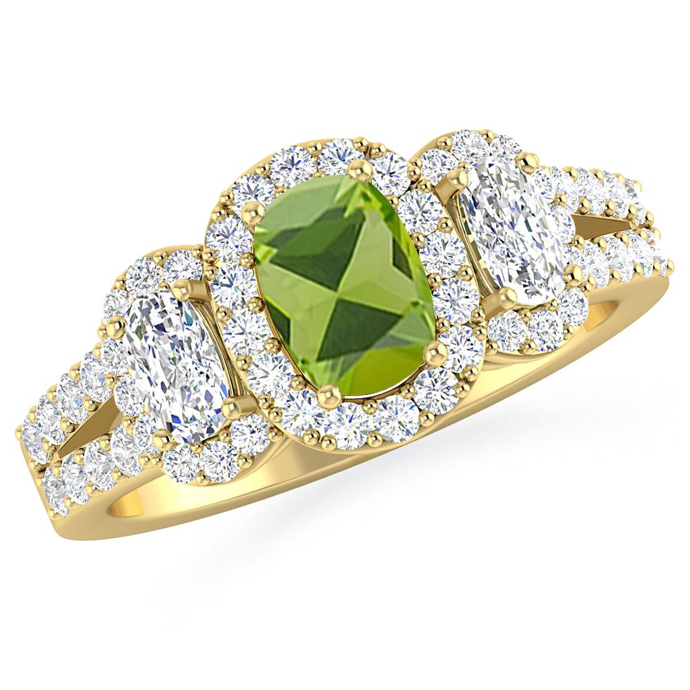 Yellow Gold - Peridot