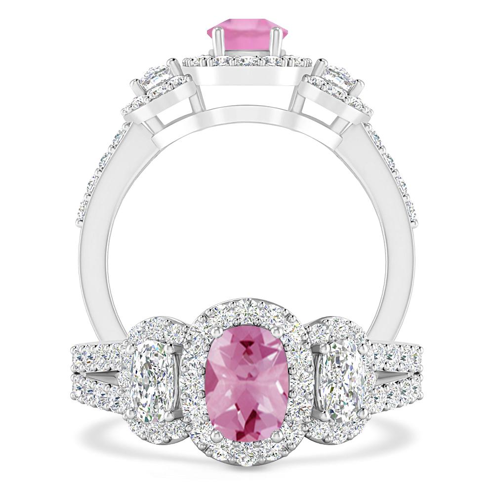 White Gold - Pink Tourmaline