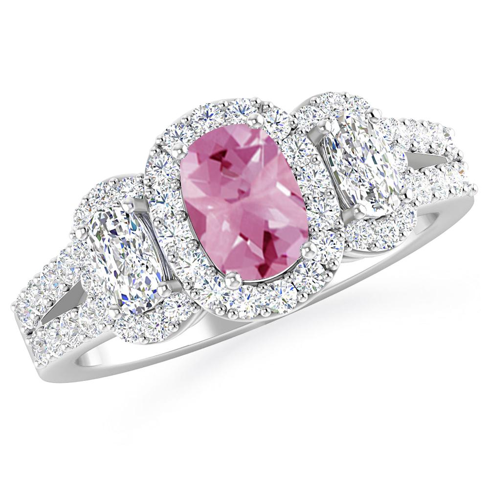 White Gold - Pink Tourmaline