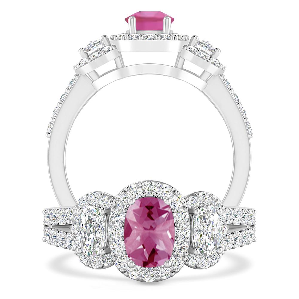 White Gold - Pink Tourmaline