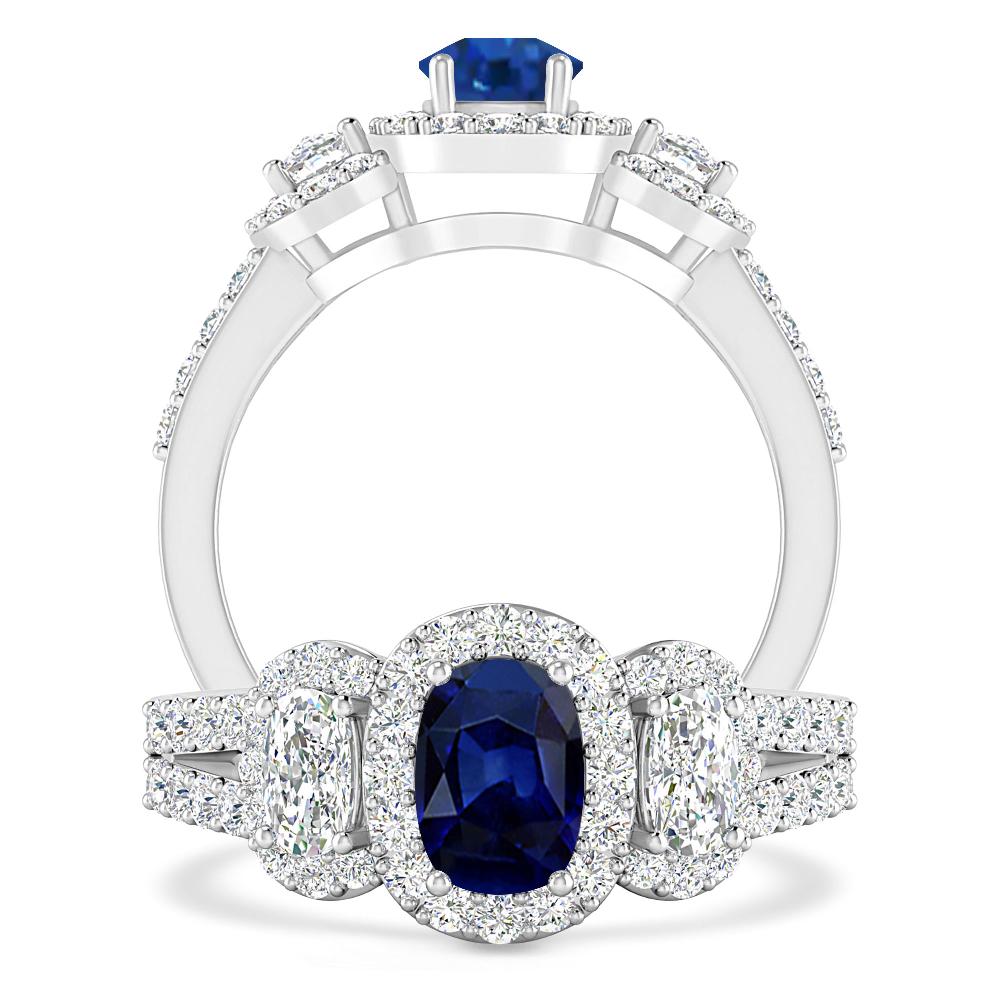 White Gold - Sapphire