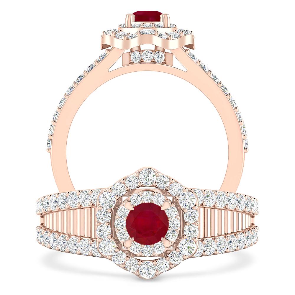 Rose Gold - Ruby