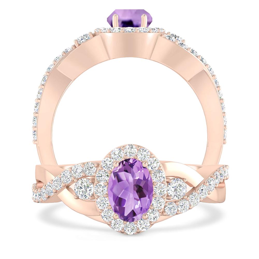 Rose Gold - Amethyst