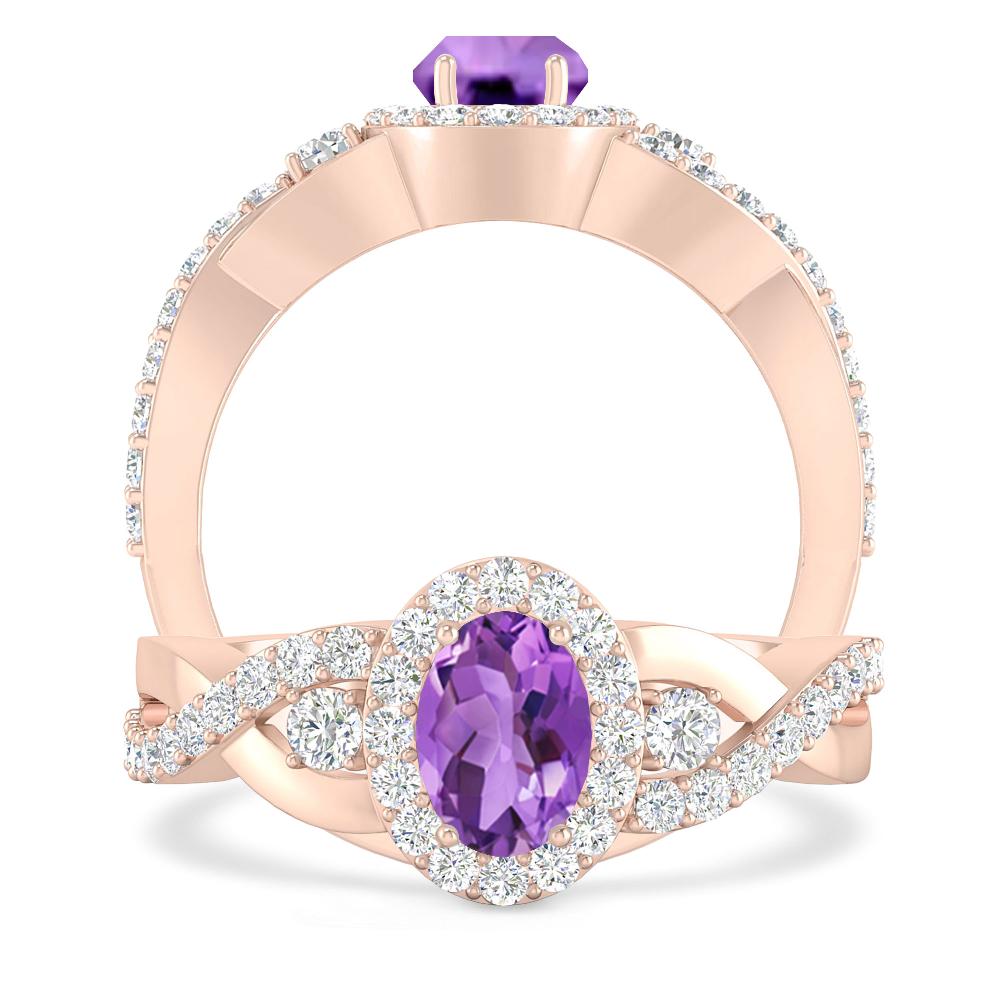 Rose Gold - Amethyst