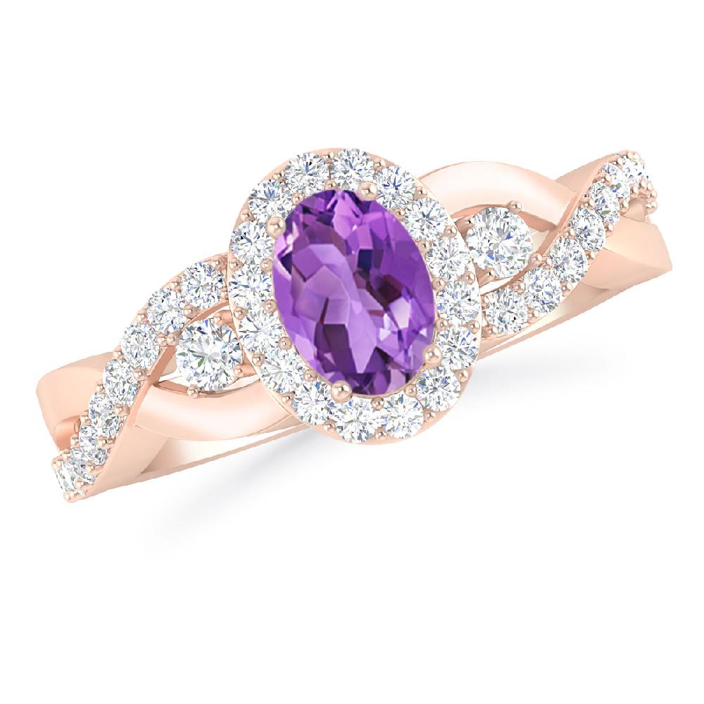 Rose Gold - Amethyst