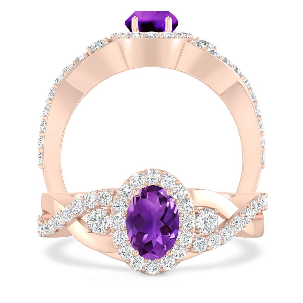 Rose Gold - Amethyst