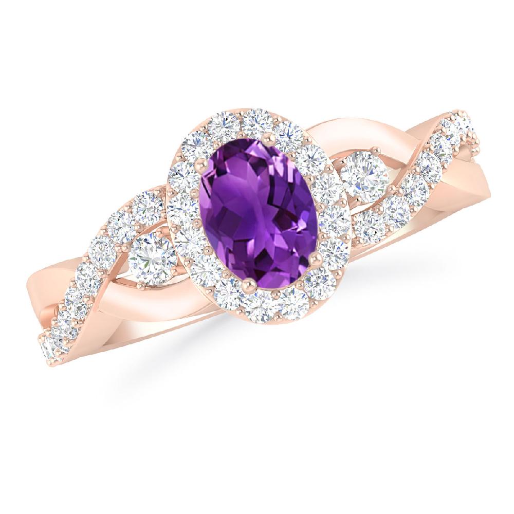 Rose Gold - Amethyst