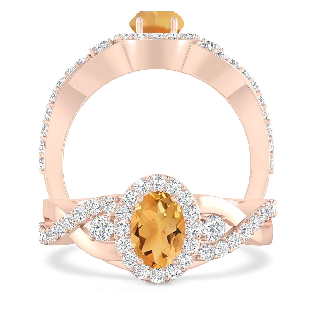 Rose Gold - Citrine