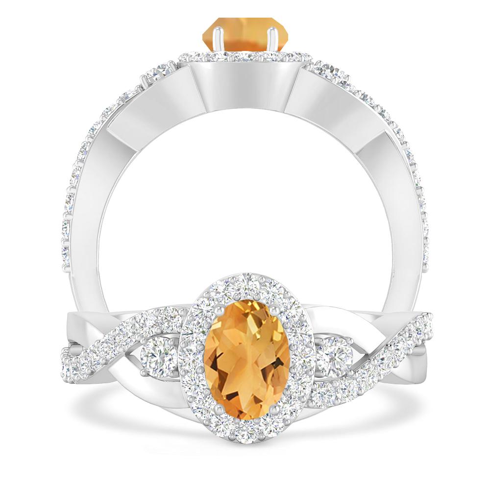 White Gold - Citrine