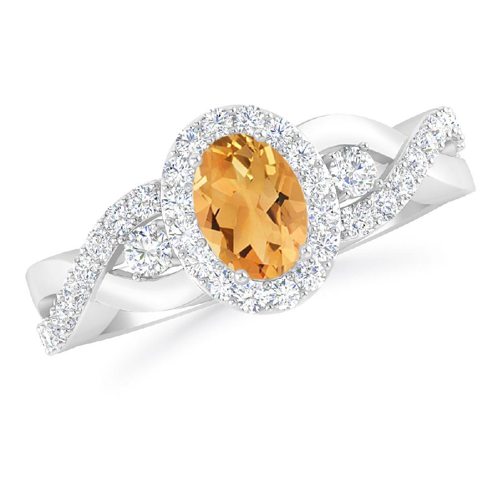 White Gold - Citrine