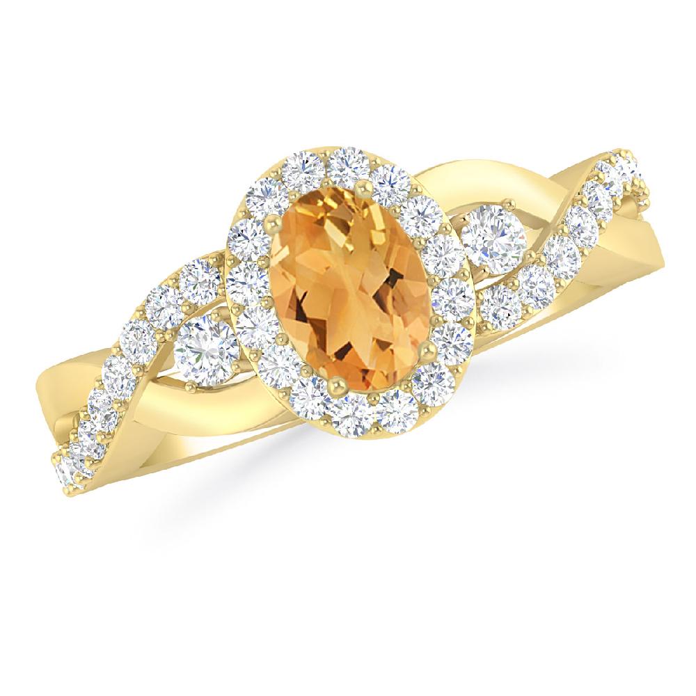 Yellow Gold - Citrine