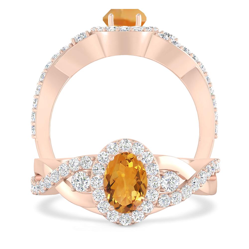 Rose Gold - Citrine