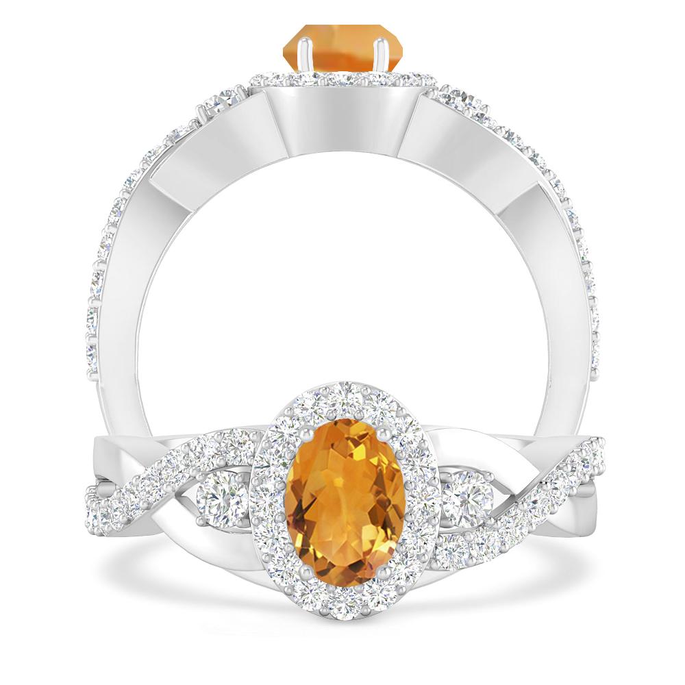 White Gold - Citrine