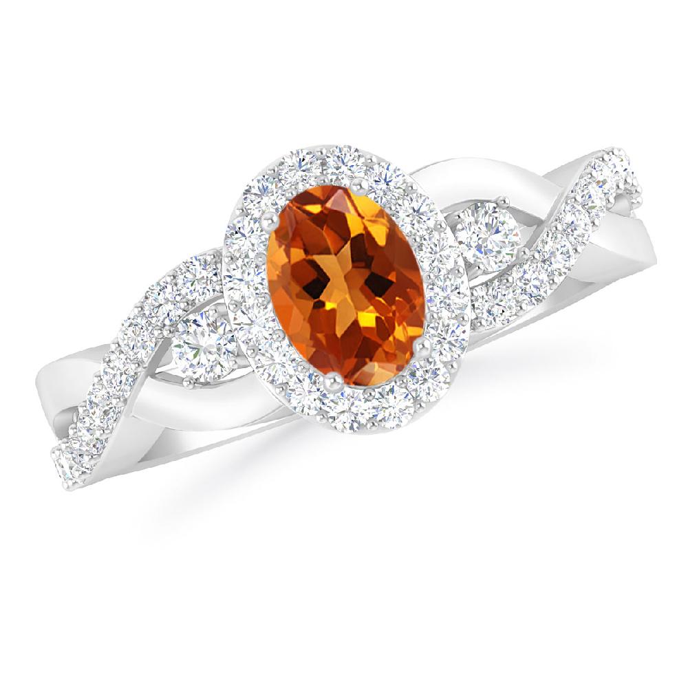 White Gold - Citrine