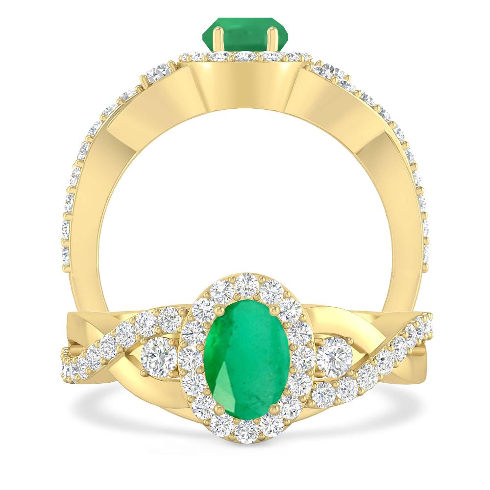 Yellow Gold - Emerald