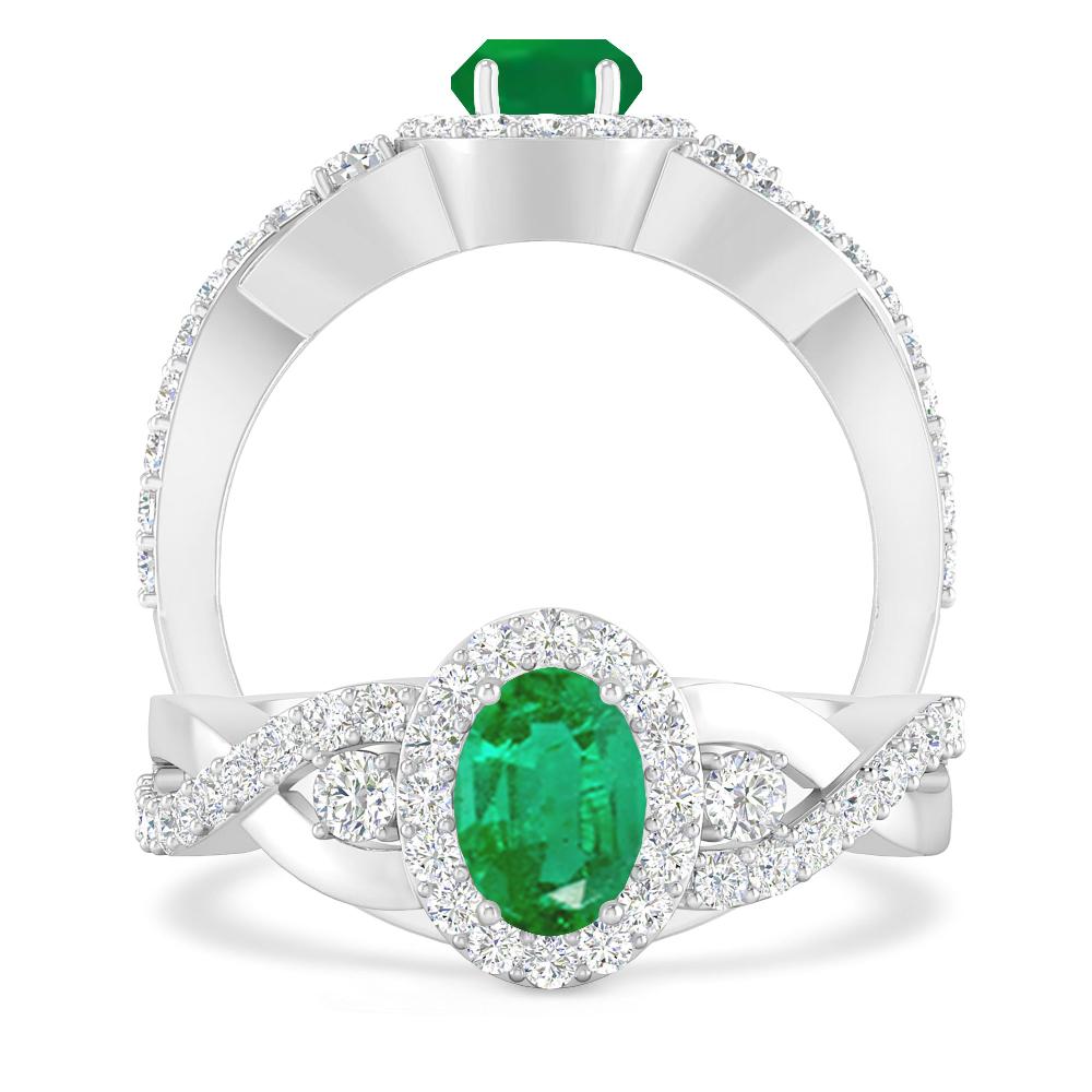 White Gold - Emerald