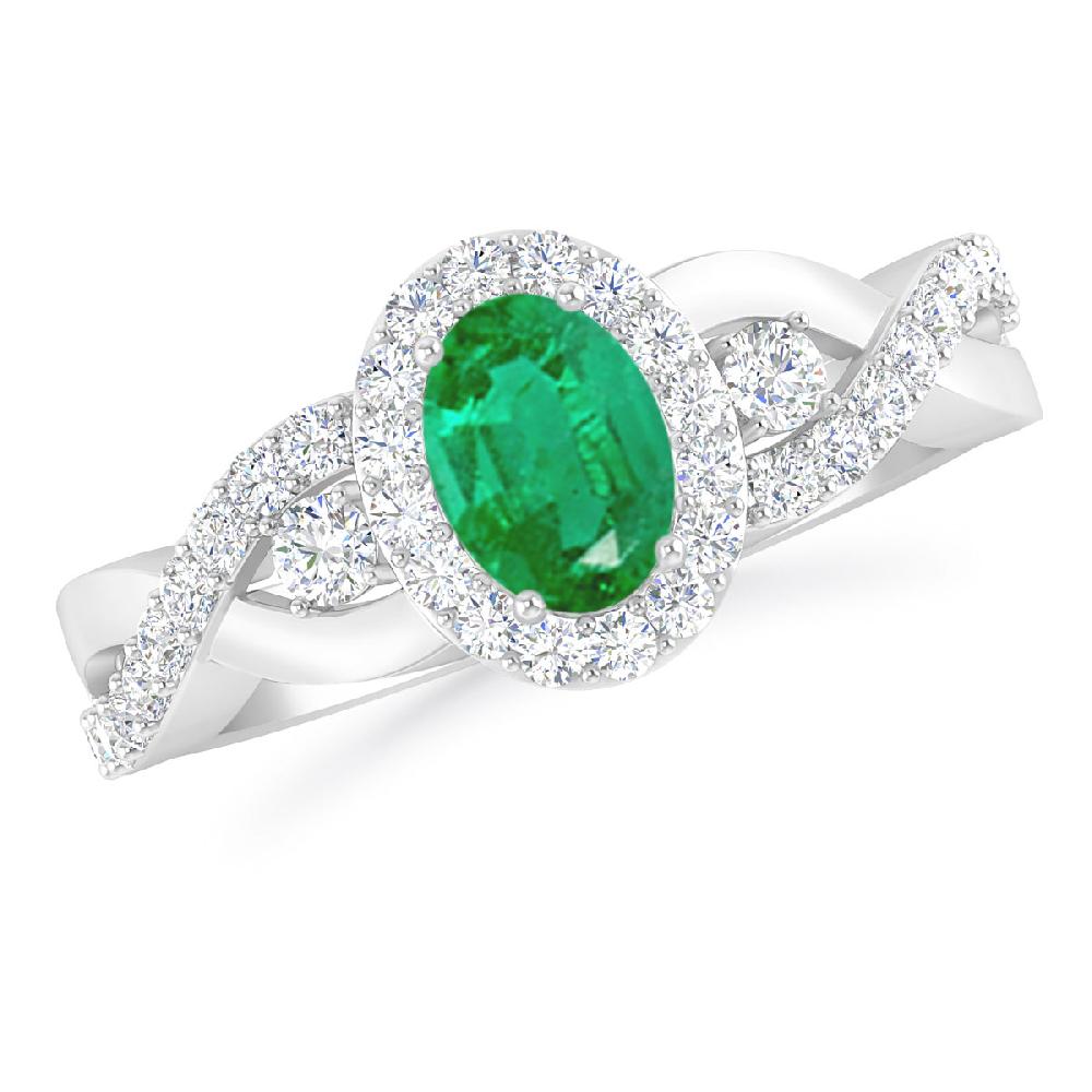 White Gold - Emerald