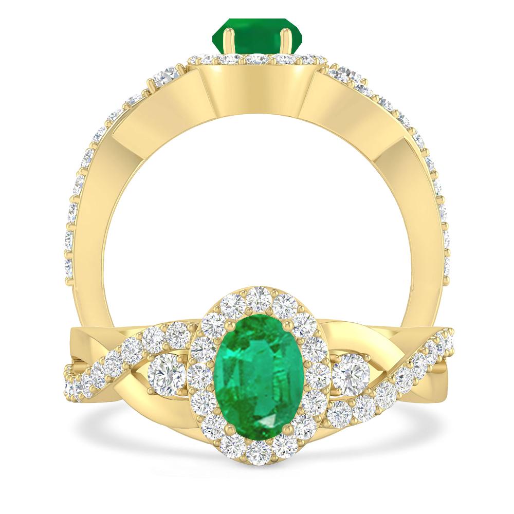 Yellow Gold - Emerald