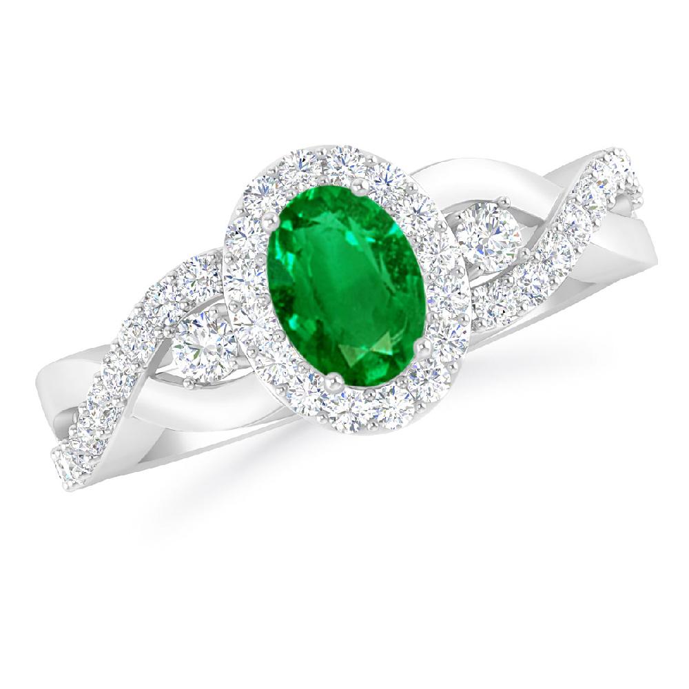 White Gold - Emerald