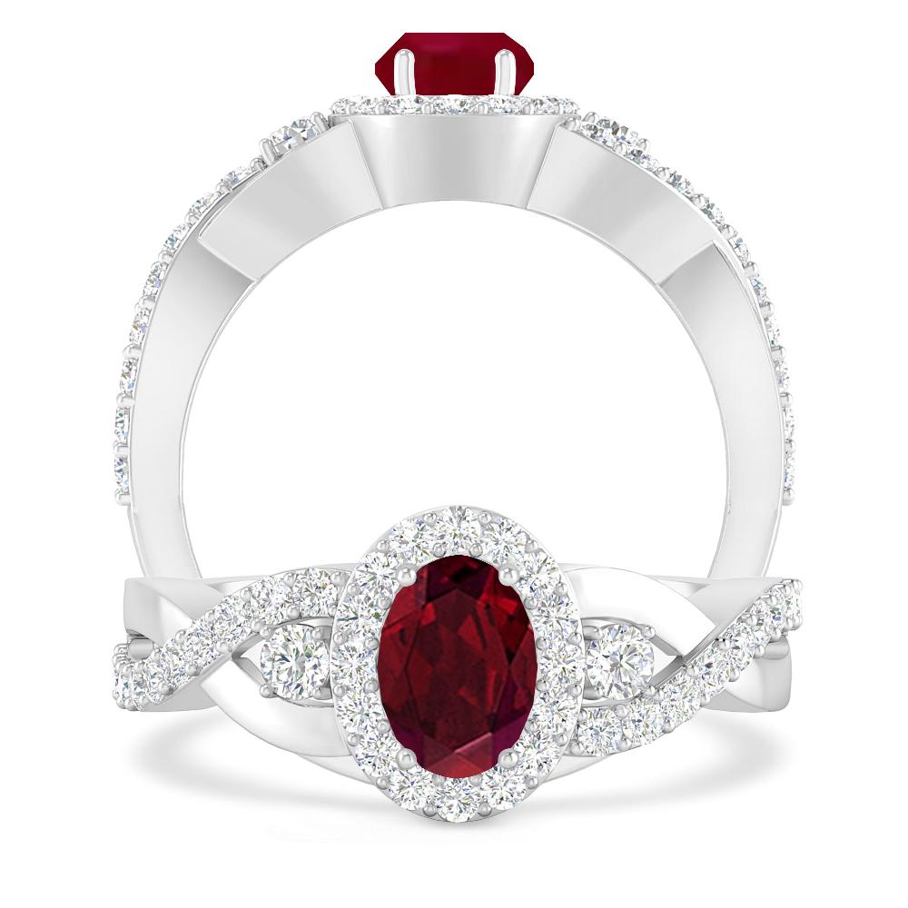 White Gold - Garnet