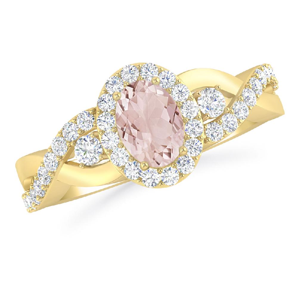 Yellow Gold - Morganite