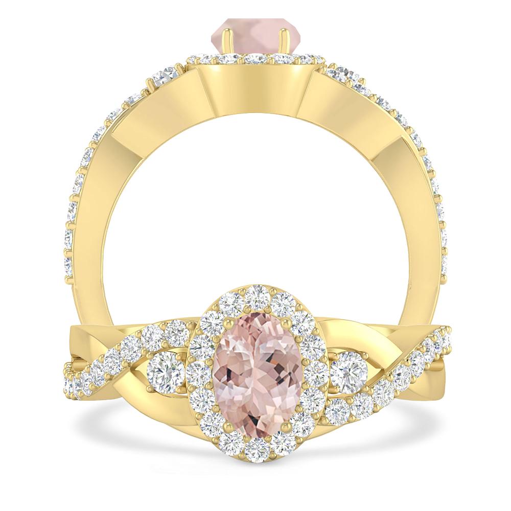 Yellow Gold - Morganite