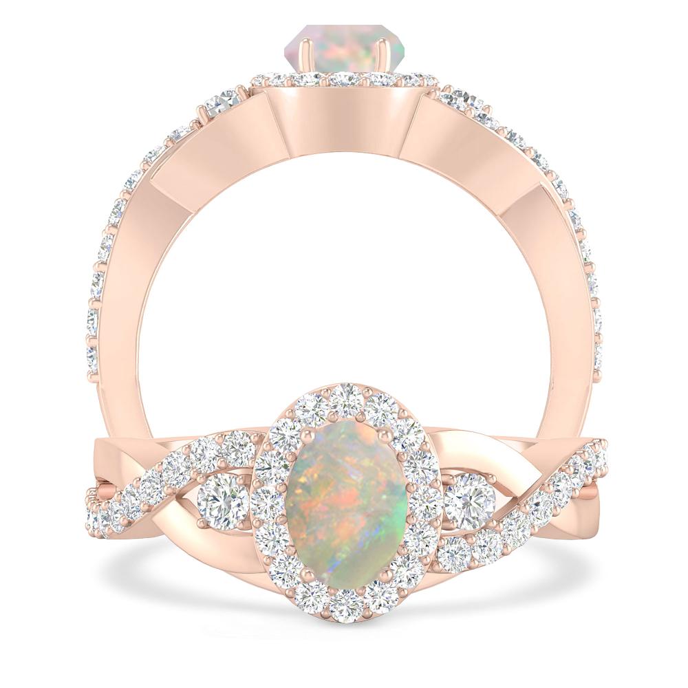 Rose Gold - Opal