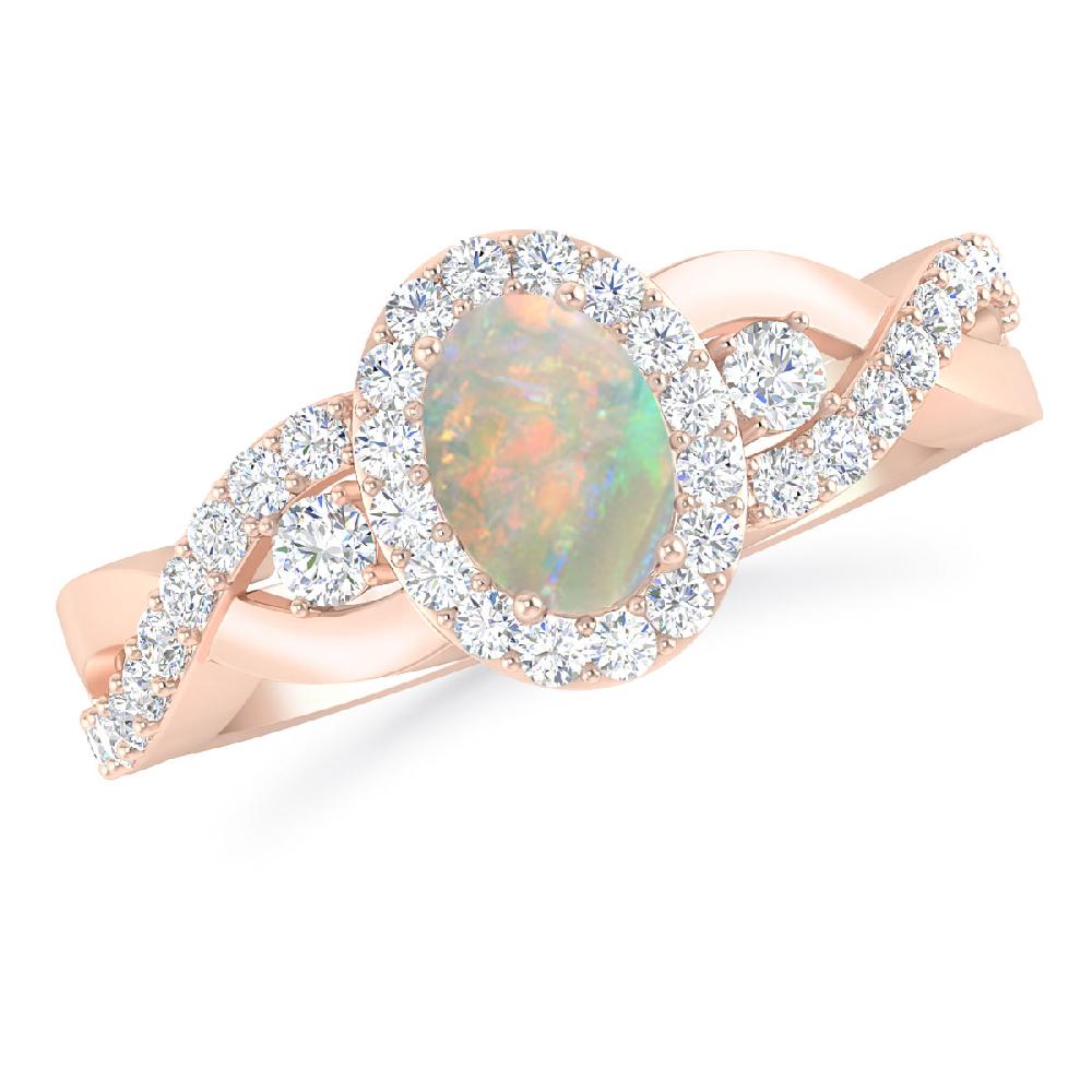 Rose Gold - Opal