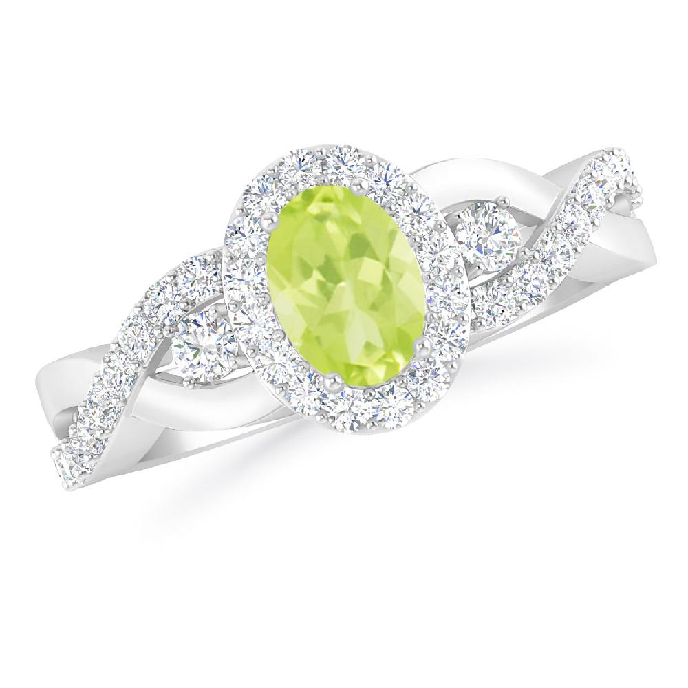 White Gold - Peridot