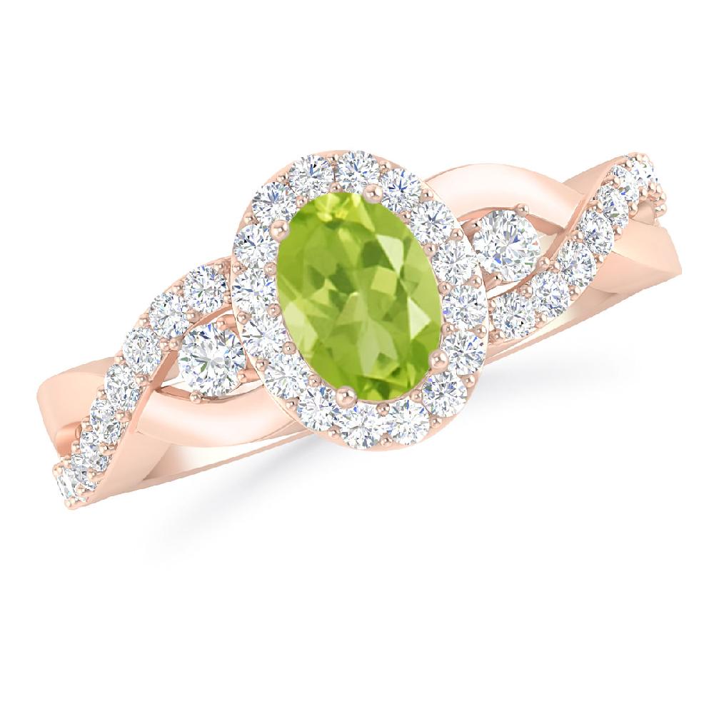 Rose Gold - Peridot