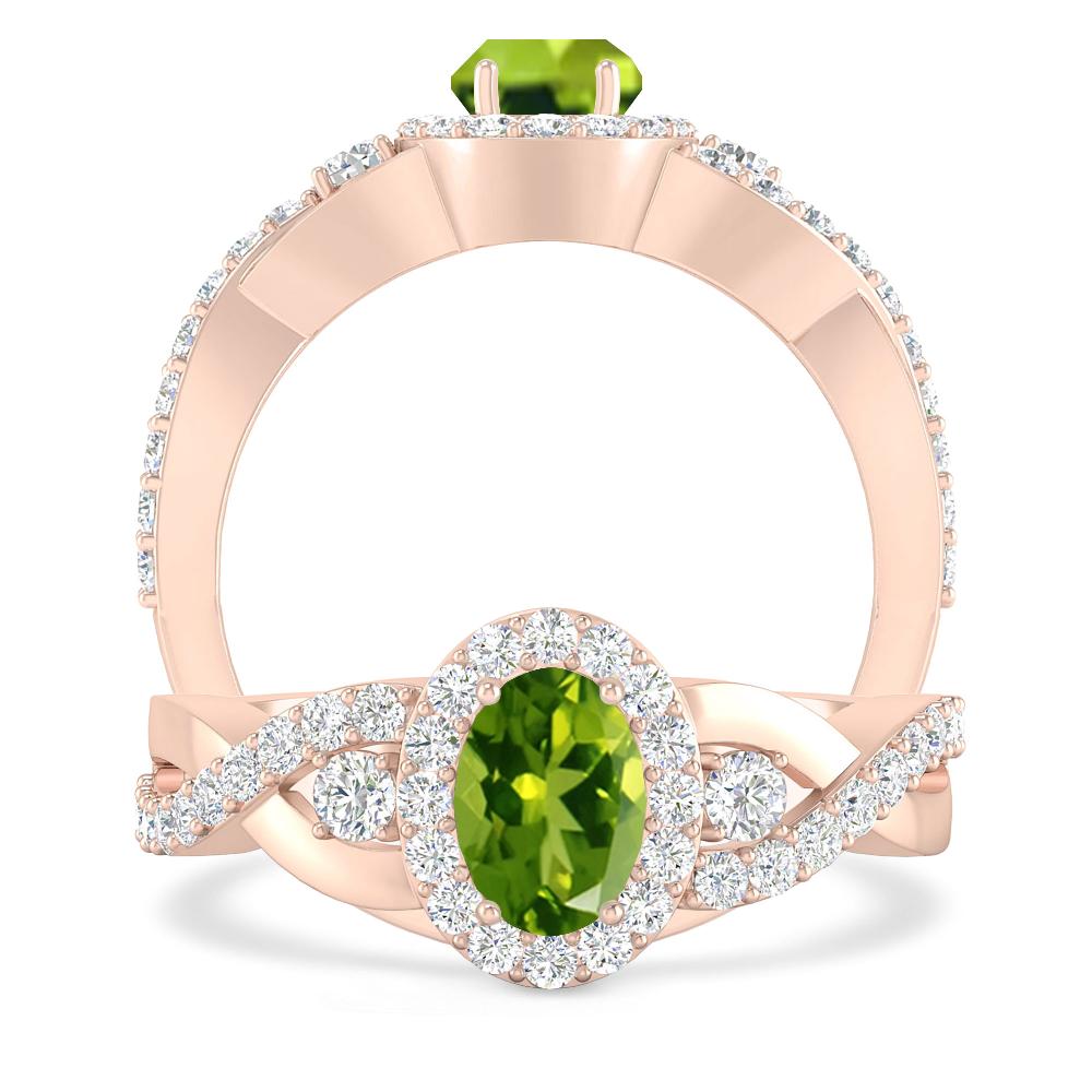 Rose Gold - Peridot