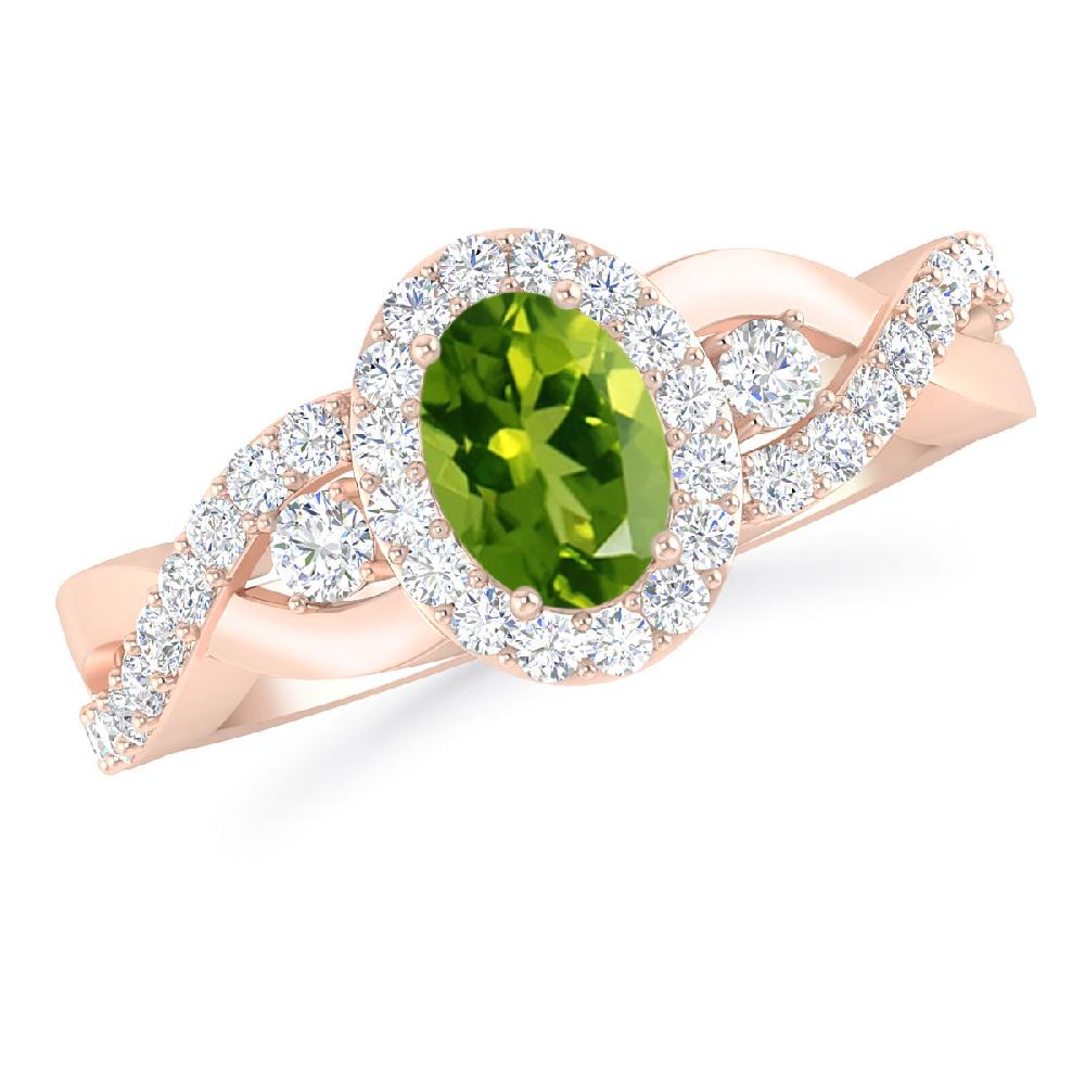 Rose Gold - Peridot