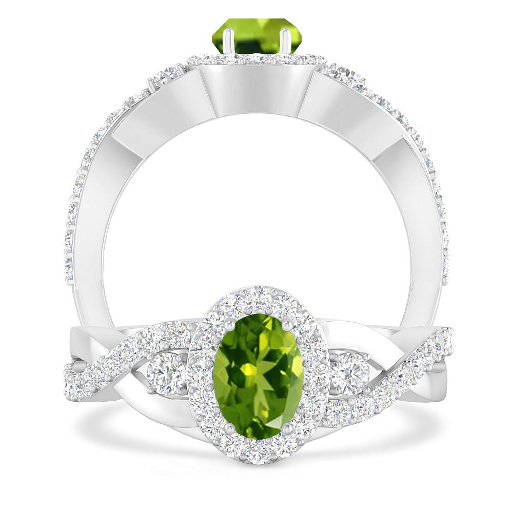 White Gold - Peridot