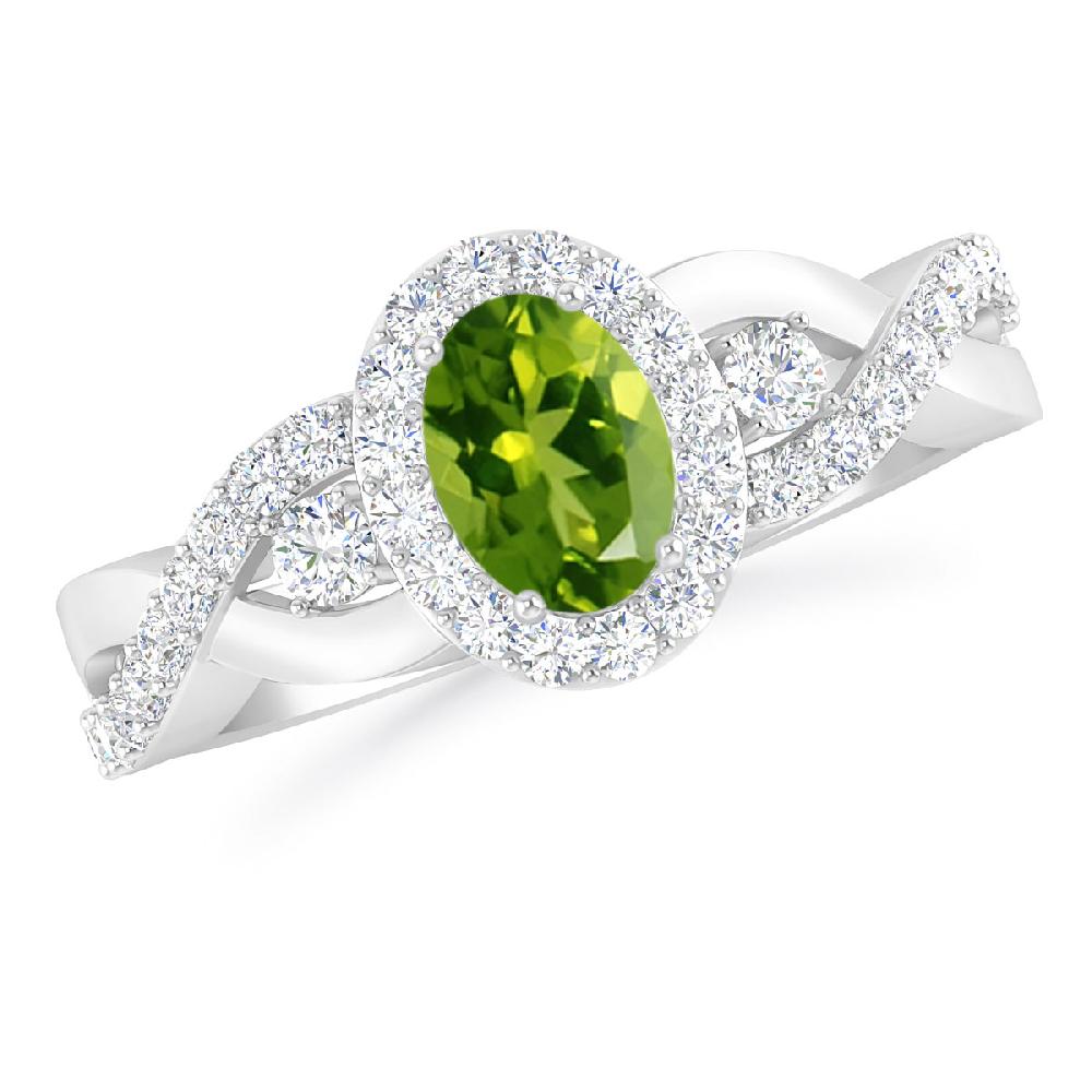 White Gold - Peridot