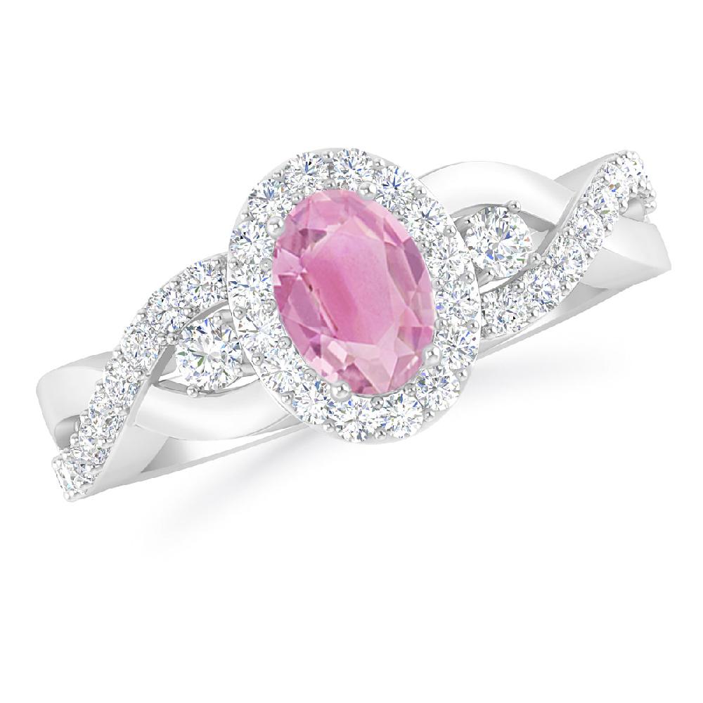 White Gold - Pink Tourmaline