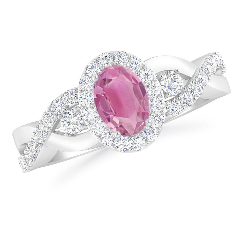 White Gold - Pink Tourmaline